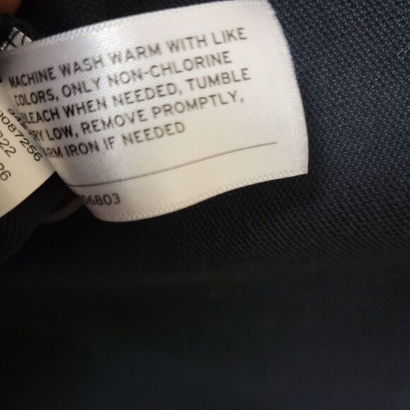 Duluth Trading No Polo Shirt Mens L Large Black Long Sleeve Relaxed Fit Workwear - Picture 6 of 8